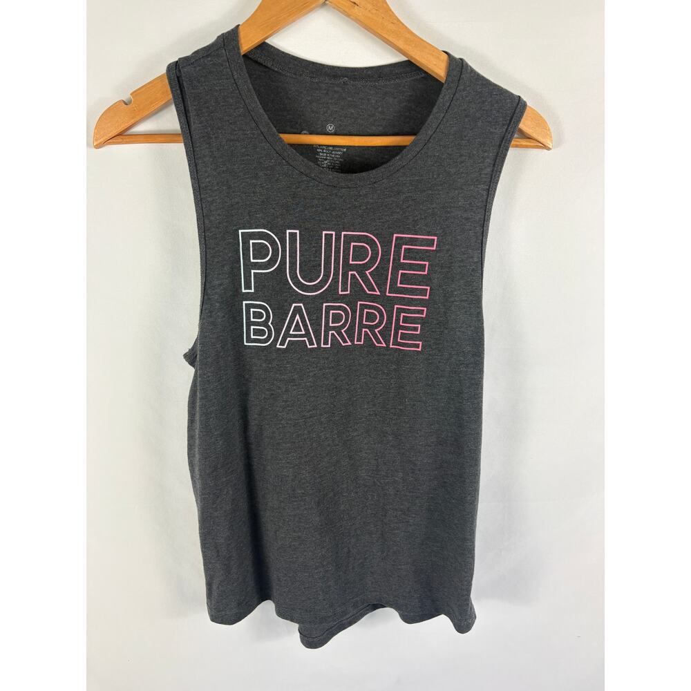 Pure Barre Grey Tank Top Size Medium